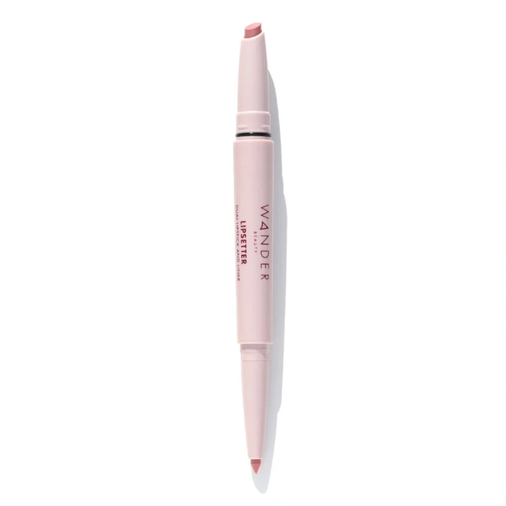 NIB Wander Beauty Lipsetter Dual Lipstick and Liner in Bohemian Blush - Picture 1 of 7